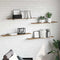 vidaXL Shelf with Shelf with Storage 4 pcs Brown Particle board