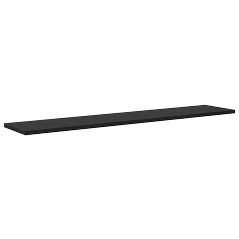 vidaXL Shelf with Shelf with Storage 4 pcs Black Particle board