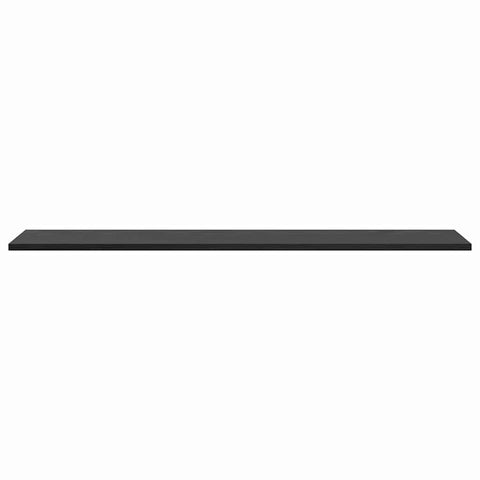 vidaXL Shelf with Shelf with Storage 4 pcs Black Particle board