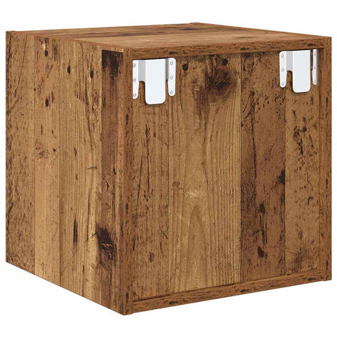 vidaXL Wall Cabinet Old wood 37 x 37 x 37 cm Engineered wood
