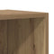 vidaXL Wall Cabinet Artisan oak 37 x 37 x 37 cm Engineered wood