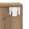 vidaXL Wall Cabinet Artisan oak 37 x 37 x 37 cm Engineered wood