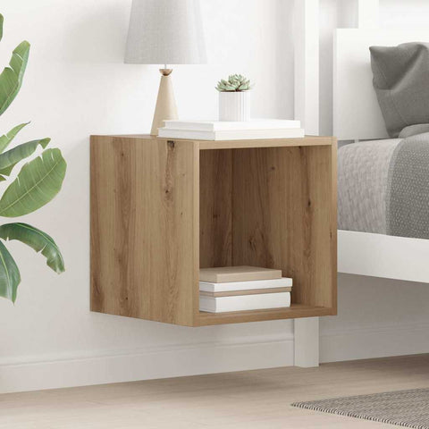 vidaXL Wall Cabinet Artisan oak 37 x 37 x 37 cm Engineered wood