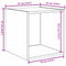 vidaXL Wall Cabinet 2 pcs Artisan oak 37 x 37 x 37 cm Engineered wood