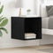 vidaXL Wall Cabinet Black oak 37 x 37 x 37 cm Engineered wood