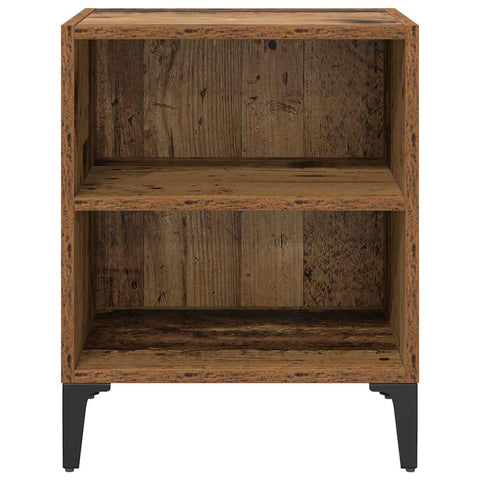 vidaXL Bedside Cabinet Old wood 40 x 30 x 50 cm Engineered wood