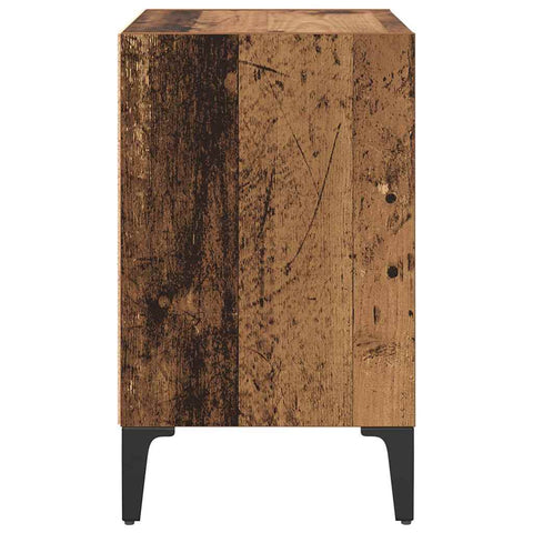 vidaXL Bedside Cabinet Old wood 40 x 30 x 50 cm Engineered wood