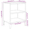 vidaXL Bedside Cabinet Old wood 40 x 30 x 50 cm Engineered wood
