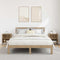 vidaXL Bedside Cabinet 2 pcs Artisan oak 40 x 30 x 50 cm