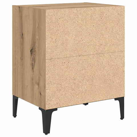 vidaXL Bedside Cabinet 2 pcs Artisan oak 40 x 30 x 50 cm