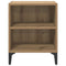vidaXL Bedside Cabinet 2 pcs Artisan oak 40 x 30 x 50 cm