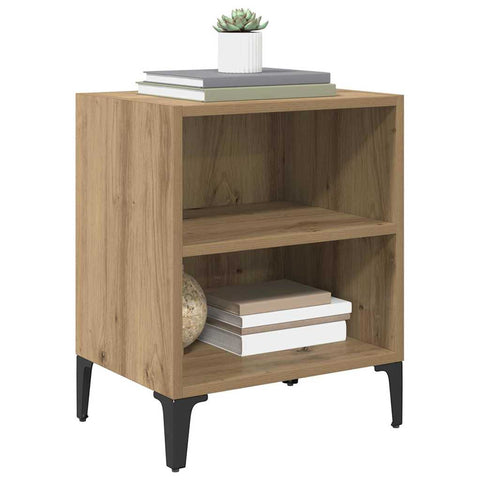 vidaXL Bedside Cabinet 2 pcs Artisan oak 40 x 30 x 50 cm