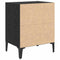vidaXL Bedside Cabinet 2 pcs Black oak 40 x 30 x 50 cm Engineered wood