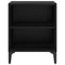 vidaXL Bedside Cabinet 2 pcs Black oak 40 x 30 x 50 cm Engineered wood