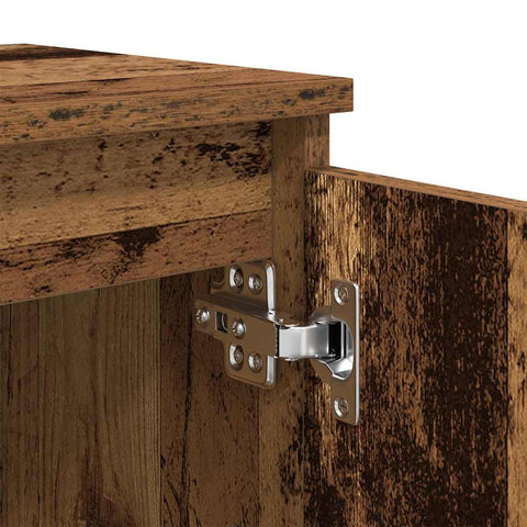 vidaXL Bedside Cabinet Old wood 40 x 30 x 50 cm Engineered wood
