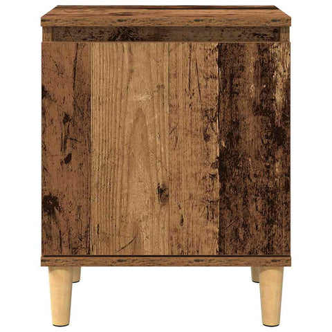 vidaXL Bedside Cabinet Old wood 40 x 30 x 50 cm Engineered wood