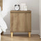 vidaXL Bedside Cabinet Artisan oak 40 x 30 x 50 cm Engineered wood