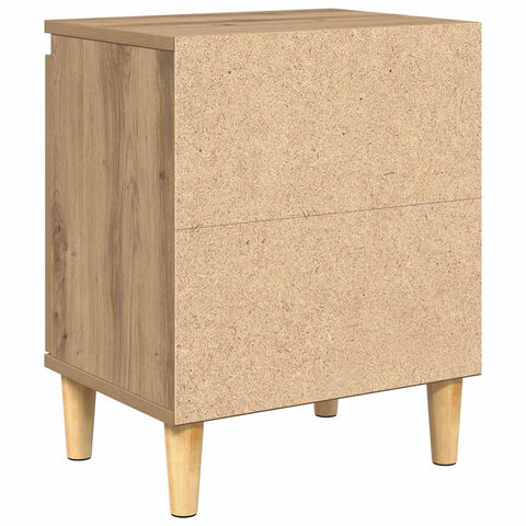 vidaXL Bedside Cabinet Artisan oak 40 x 30 x 50 cm Engineered wood