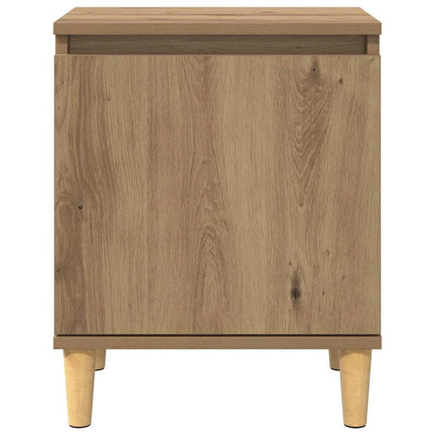 vidaXL Bedside Cabinet Artisan oak 40 x 30 x 50 cm Engineered wood