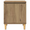 vidaXL Bedside Cabinet Artisan oak 40 x 30 x 50 cm Engineered wood