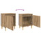 vidaXL Bedside Cabinet Artisan oak 40 x 30 x 50 cm Engineered wood