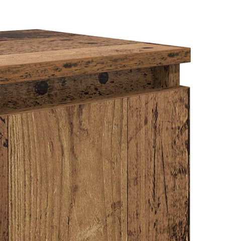 vidaXL Bedside Cabinet Old wood 40 x 30 x 50 cm Engineered wood