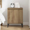 vidaXL Bedside Cabinet Artisan oak 40 x 30 x 50 cm Engineered wood