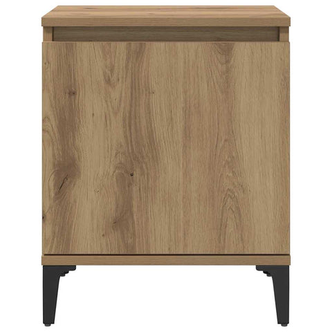 vidaXL Bedside Cabinet Artisan oak 40 x 30 x 50 cm Engineered wood