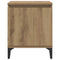 vidaXL Bedside Cabinet Artisan oak 40 x 30 x 50 cm Engineered wood