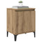 vidaXL Bedside Cabinet Artisan oak 40 x 30 x 50 cm Engineered wood