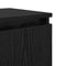 vidaXL Bedside Cabinet Black oak 40 x 30 x 50 cm Engineered wood