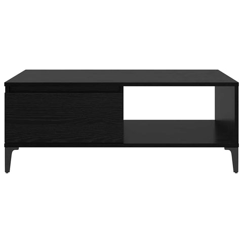 vidaXL Coffee Table Black oak 90 x 60 x 35 cm Engineered wood