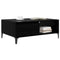 vidaXL Coffee Table Black oak 90 x 60 x 35 cm Engineered wood