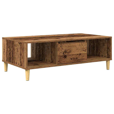 vidaXL Coffee Table Old wood 103.5 x 60 x 35 cm Engineered wood