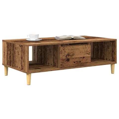 vidaXL Coffee Table Old wood 103.5 x 60 x 35 cm Engineered wood