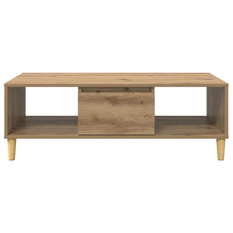 vidaXL Coffee Table Artisan oak 103.5 x 60 x 35 cm Engineered wood