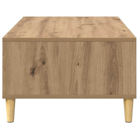 vidaXL Coffee Table Artisan oak 103.5 x 60 x 35 cm Engineered wood