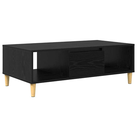 vidaXL Coffee Table Black oak 103.5 x 60 x 35 cm Engineered wood