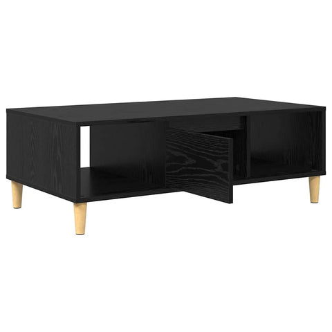 vidaXL Coffee Table Black oak 103.5 x 60 x 35 cm Engineered wood