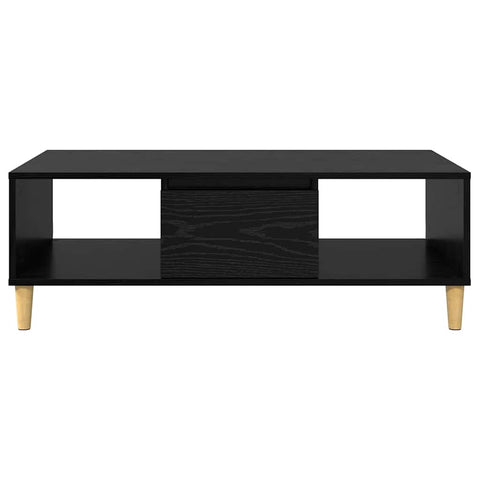 vidaXL Coffee Table Black oak 103.5 x 60 x 35 cm Engineered wood