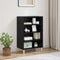 vidaXL Sideboard with Shelf Black oak 57 x 35 x 90 cm Engineered wood