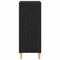 vidaXL Sideboard with Shelf Black oak 57 x 35 x 90 cm Engineered wood