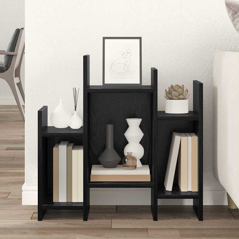 vidaXL Side Cabinet Black oak 60 x 26 x 60 cm Engineered wood