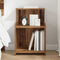 vidaXL Bed Cabinet Old wood 40 x 35 x 60 cm Particle board
