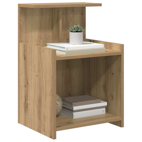 vidaXL Bedside Cabinet Artisan oak 40 x 35 x 60 cm Engineered wood