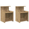 vidaXL Bedside Cabinet 2 pcs Artisan oak 40 x 35 x 60 cm