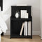 vidaXL Bedside Cabinet Black oak 40 x 35 x 60 cm Engineered wood