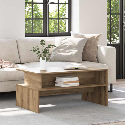 vidaXL Coffee Table Artisan oak 90 x 55 x 42.5 cm Engineered wood