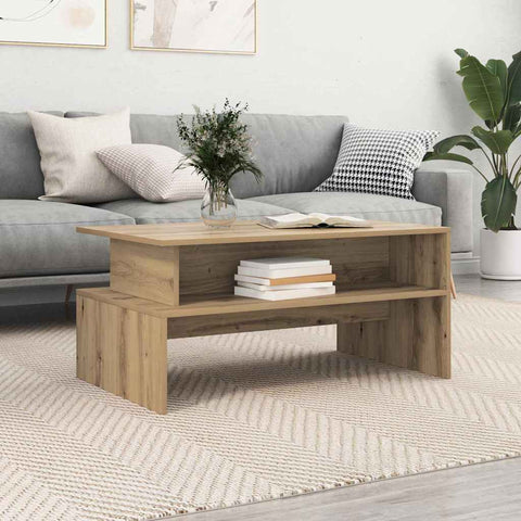 vidaXL Coffee Table Artisan oak 90 x 55 x 42.5 cm Engineered wood