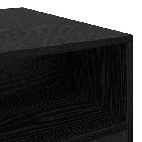 vidaXL Coffee Table Black oak 90 x 55 x 42.5 cm Engineered wood